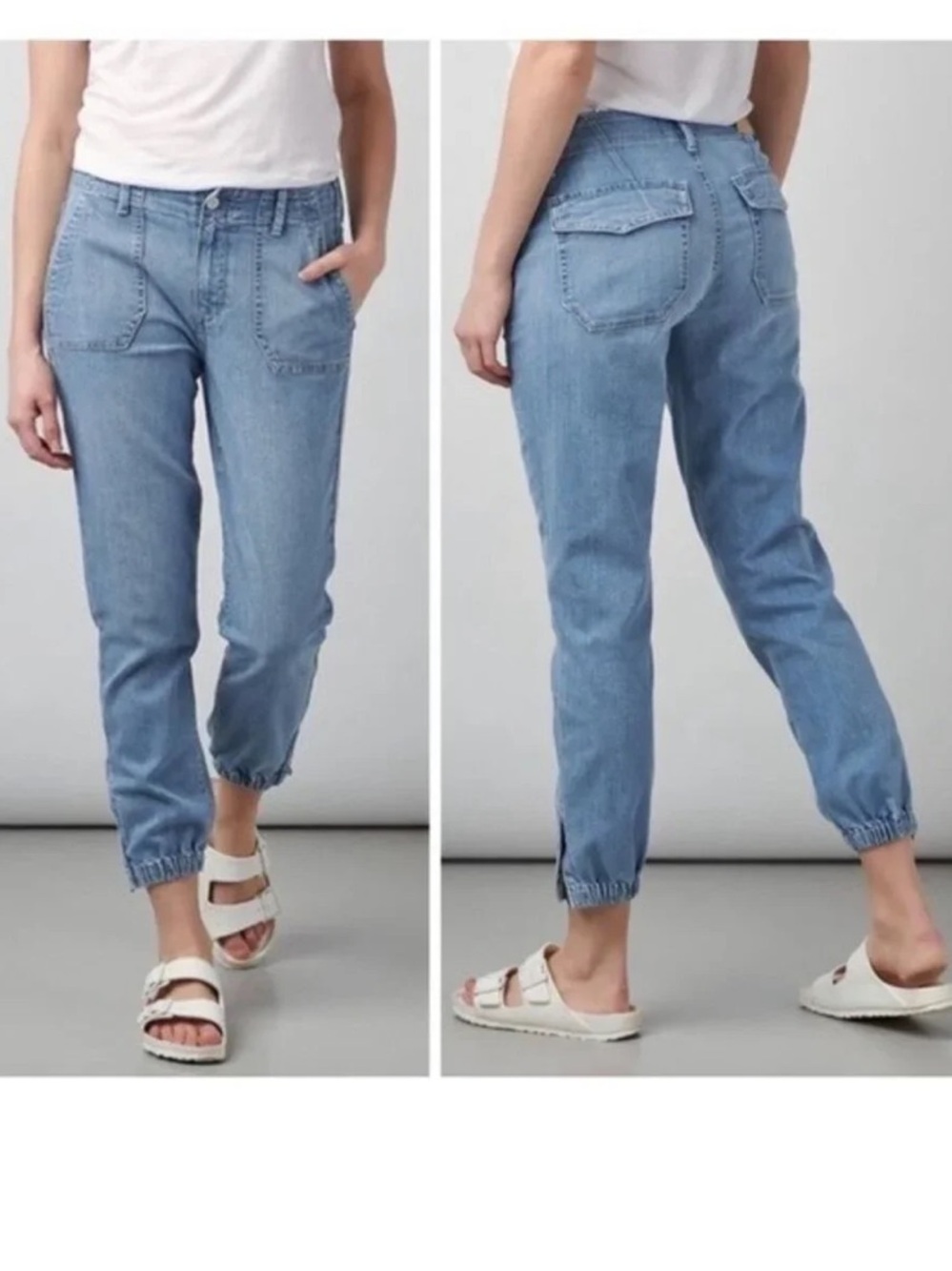 PAIGE Mayslie Jogger in Moonflower Denim